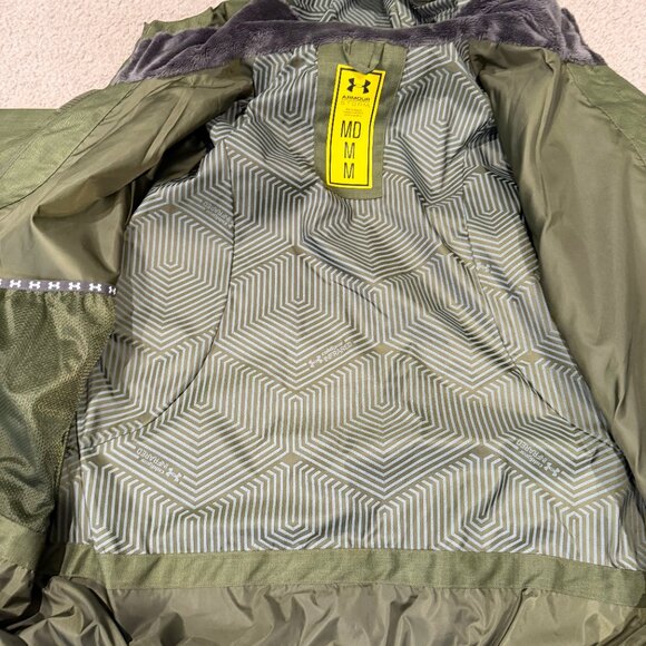 Under Armour ColdGear Wendy Shell – Women’s Size M – Army Green – New with Tags - Picture 9 of 10